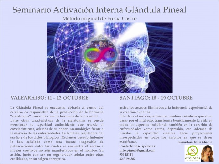 Sofía Charlín - Seminario Activación Glándula Pineal - Método de Fresia Castro