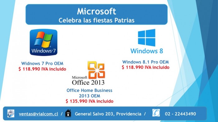 Vialcom Ltda - Oferta Micrsoft