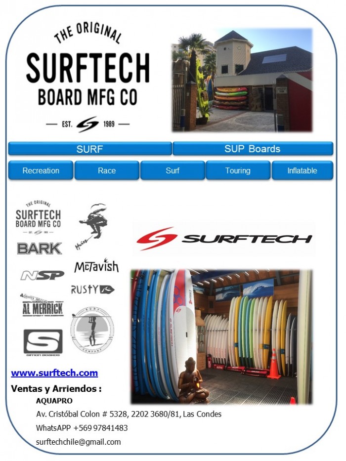 Sandro Marsano - Tablas Surftech Surf / Sup / Inflable