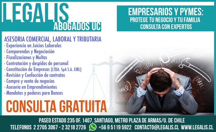 Legalis Abogados UC - PYMES Consulta Gratis, Deja tus problemas a un experto