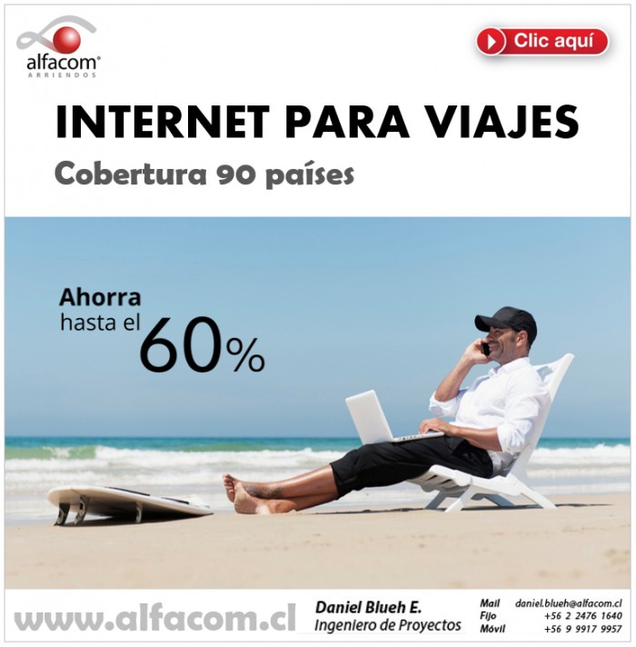 Alfacom Arriendos y Servicios Tecnológicos - Internet Wifi para Viajes - No Pagues más Roaming