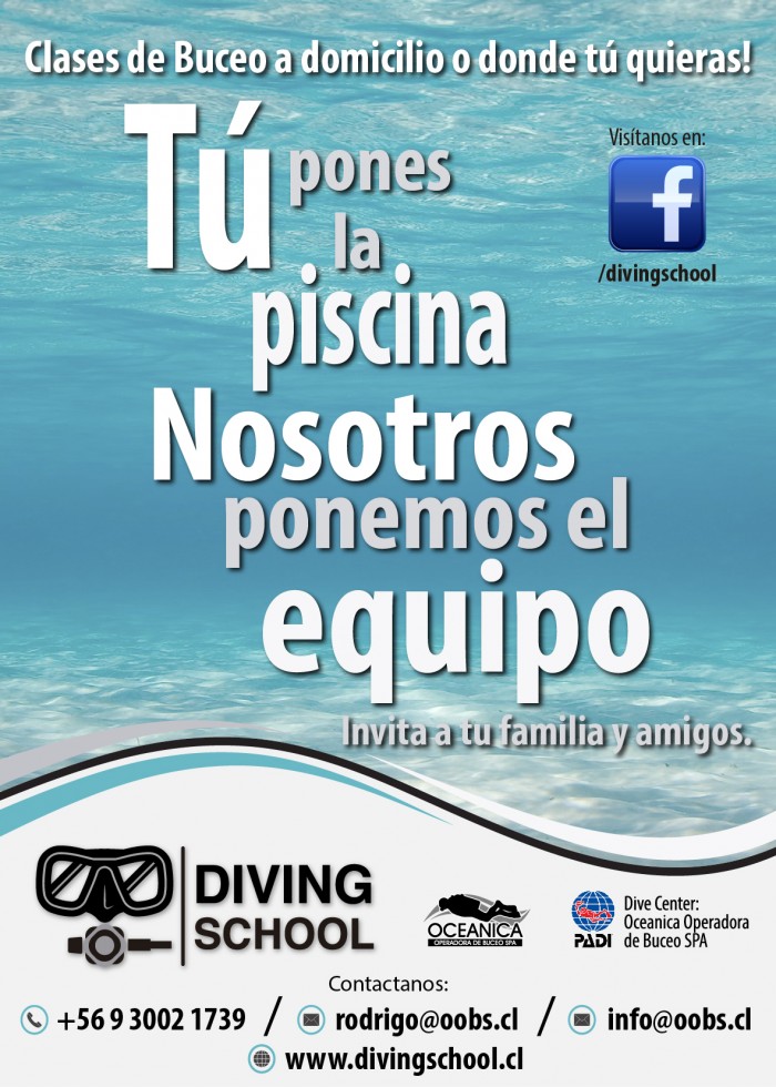 Diving School - Tu pones la Piscina, Nosotros los Equipos 