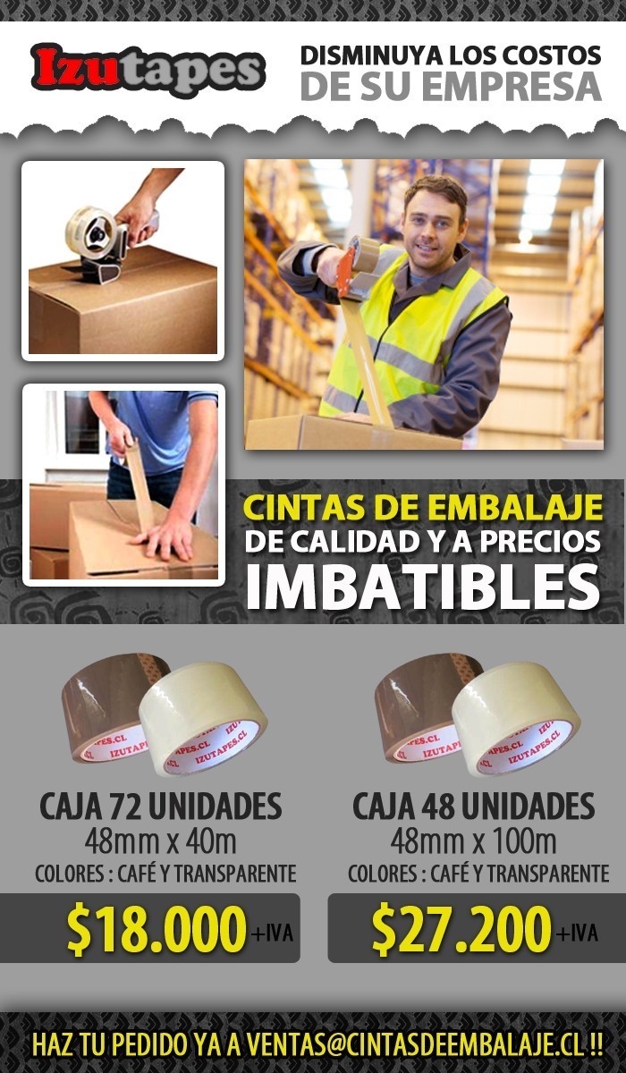  Cintas de Embalaje  -  Cinta de Embalaje de calidad al mejor precio !!