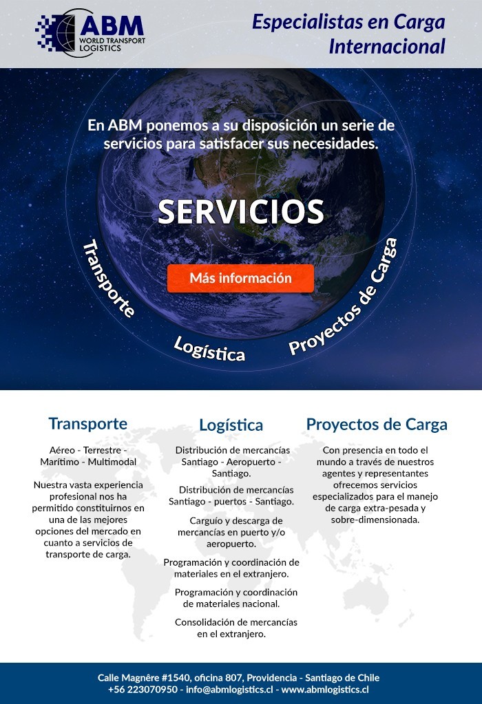 ABM World Transport Logistics - Carta de Presentación de ABM World Transport Logistics Ltda