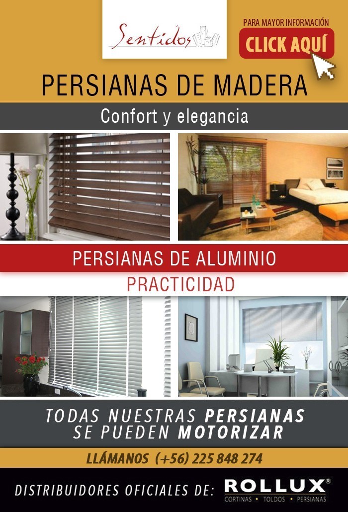 Persianas de Madera y Aluminio  - Persianas Motorizables, Pruébalas!