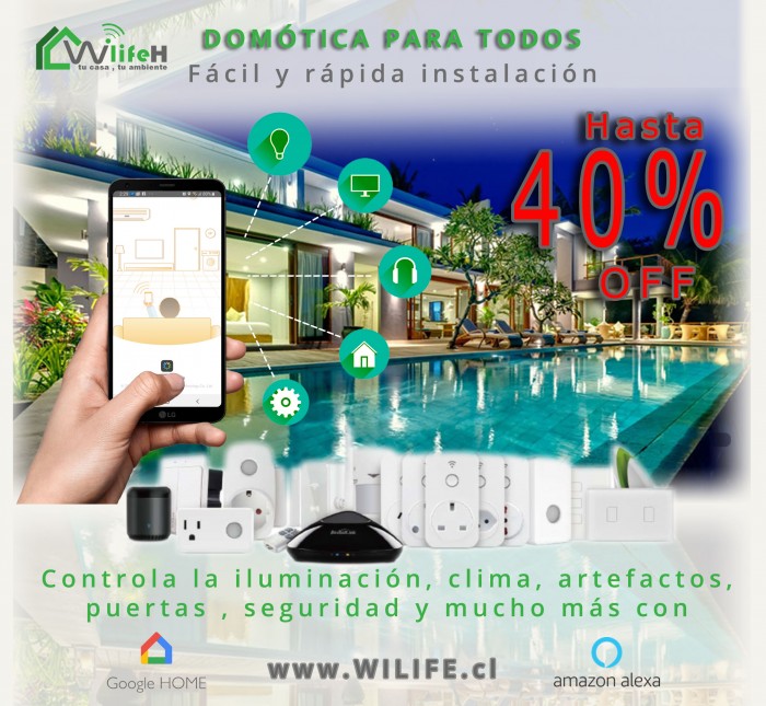 Wilife - Domótica para todos a un precio único 40% off