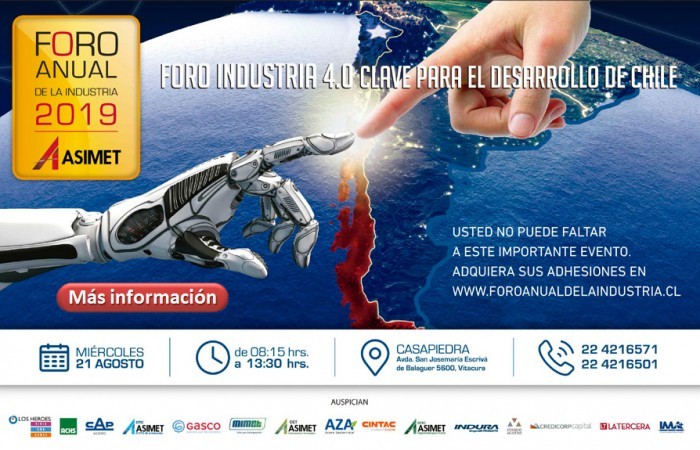 Asimet AG - Usted no puede dejar de participar en este importante encuentro – Foro Anual de la Industria 2019