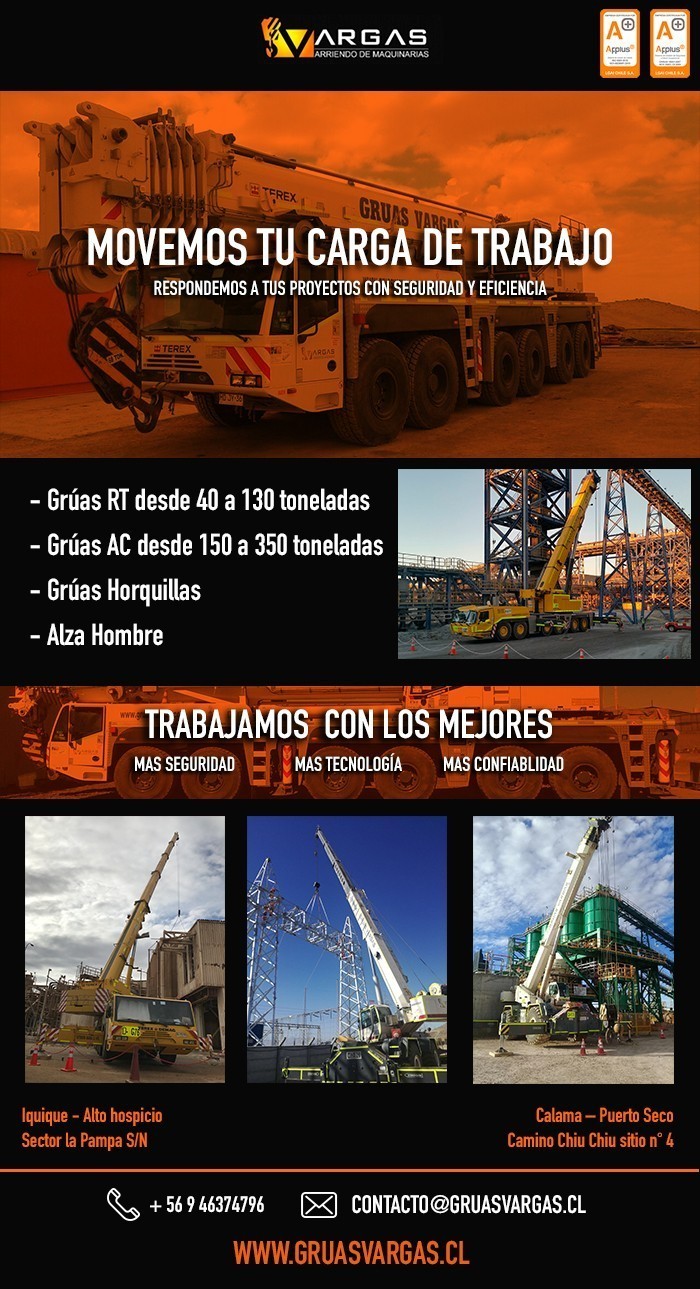 Gruas Vargas - Movemos la carga de tu trabajo