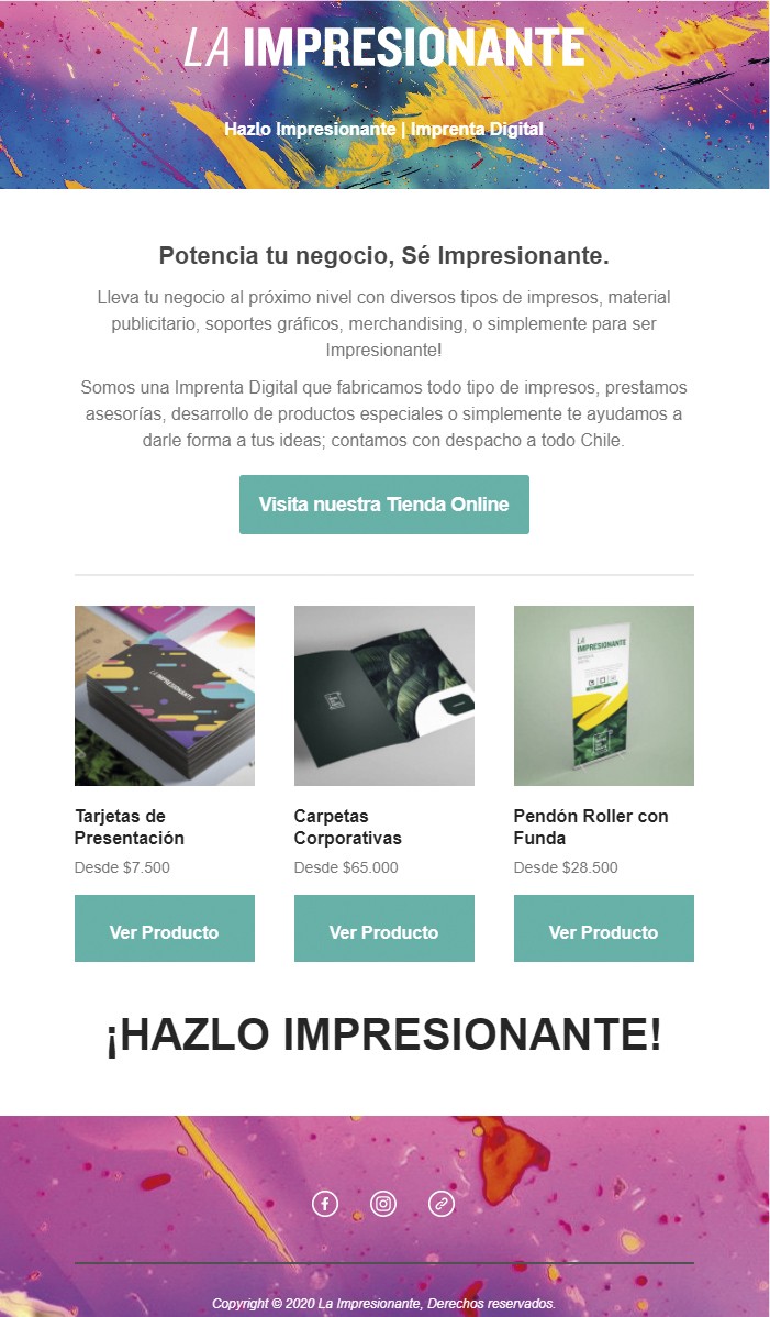 La Impresionante - Potencia tu Negocio - Hazlo Impresionante | Imprenta Digital