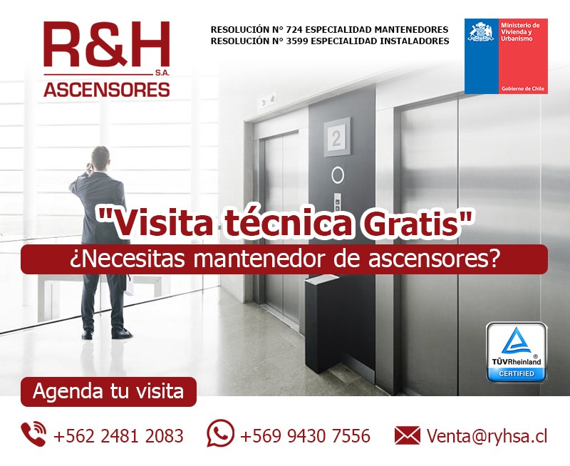 Ascensores RyH - ¿Buscas mantenedor de ascensores?