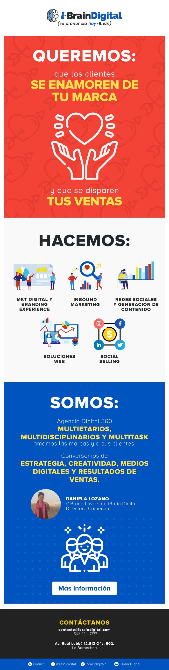 I Brain Digital - Agencia de Marketing 360º - Amor ❤️ + Estrategia 🧠 + Creatividad ⚡ = Ventas 💲🛒