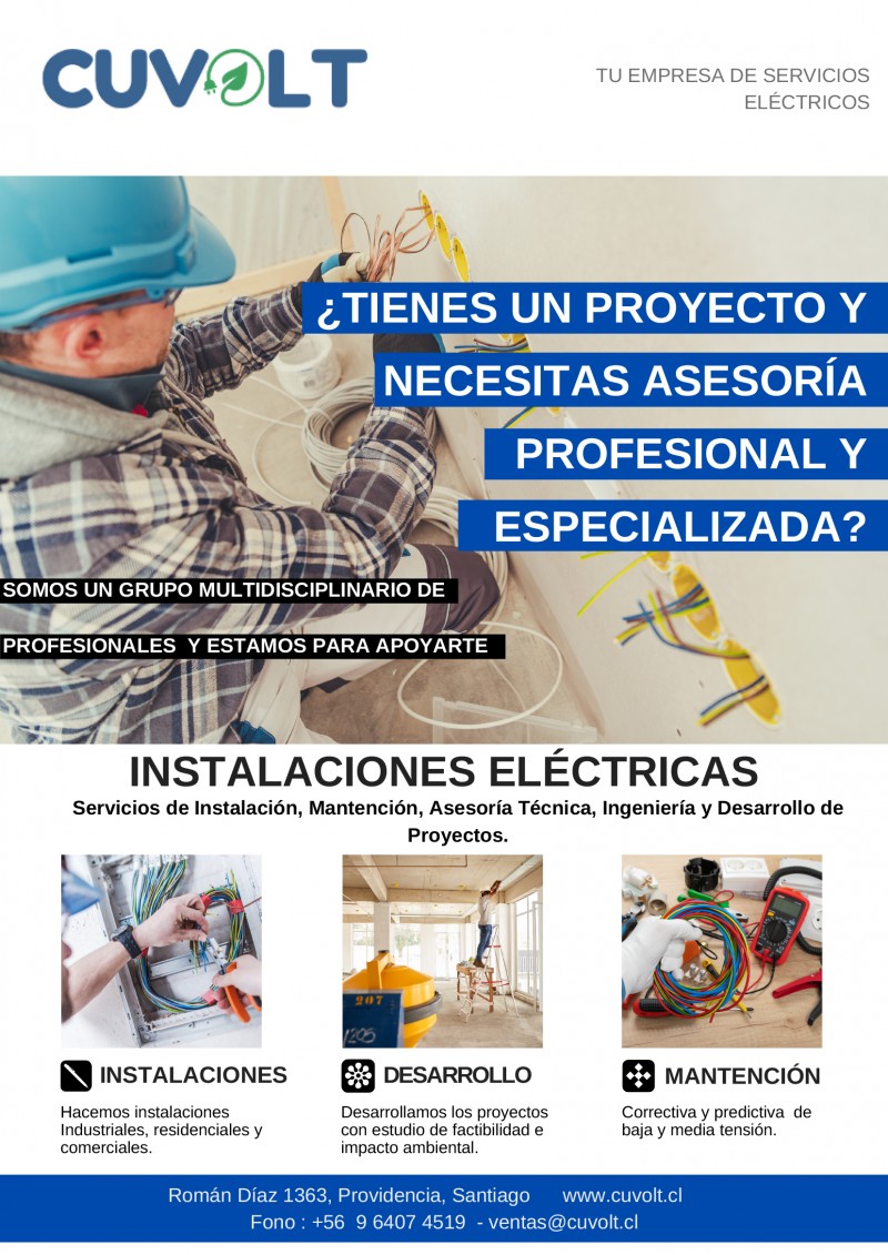 Cuvolt Electricidad - Servicio de Instalaciones y Mantenciones Eléctricas