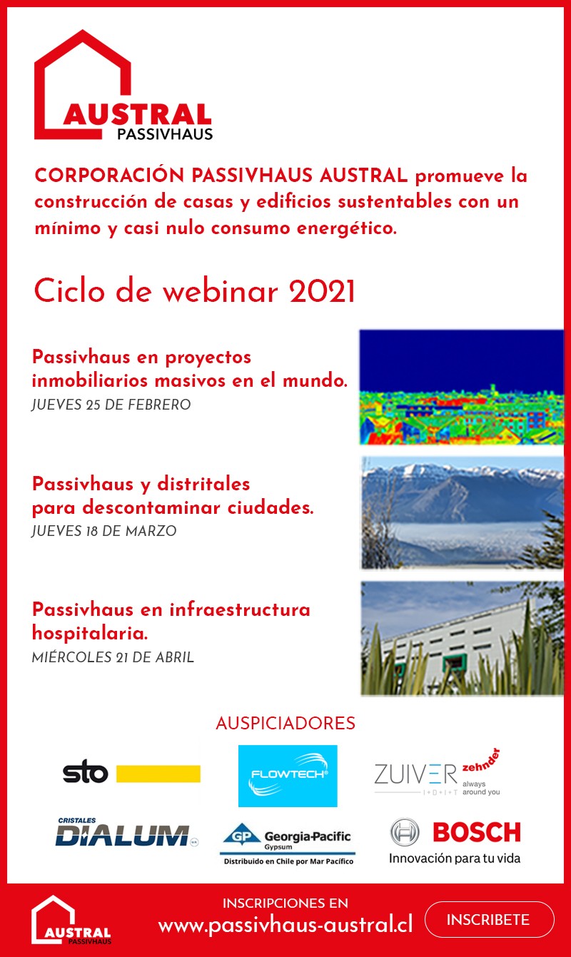 Corporación Passivhaus Austral - Ciclo de Webinar Passivhaus 2021