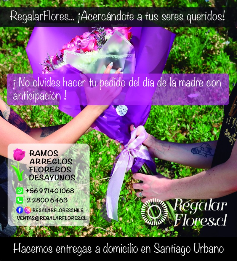 Regalar Flores - Envío de Flores y Regalos a domicilio - Reserva para el día de las Madres