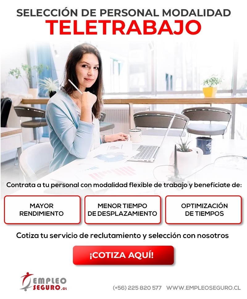 Selección de personal - Reclutamiento Modalidad Teletrabajo