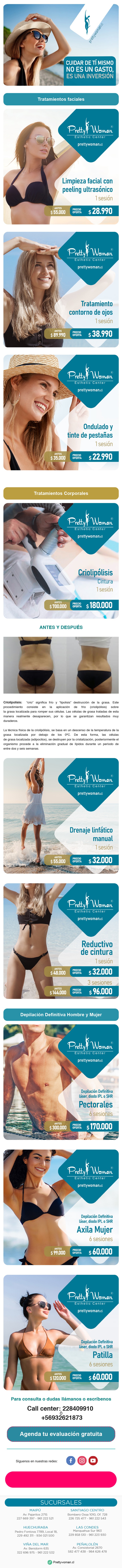 Estética Pretty Woman - Ofertas de verano en Pretty Woman ¿Estás lista para regalonearte?