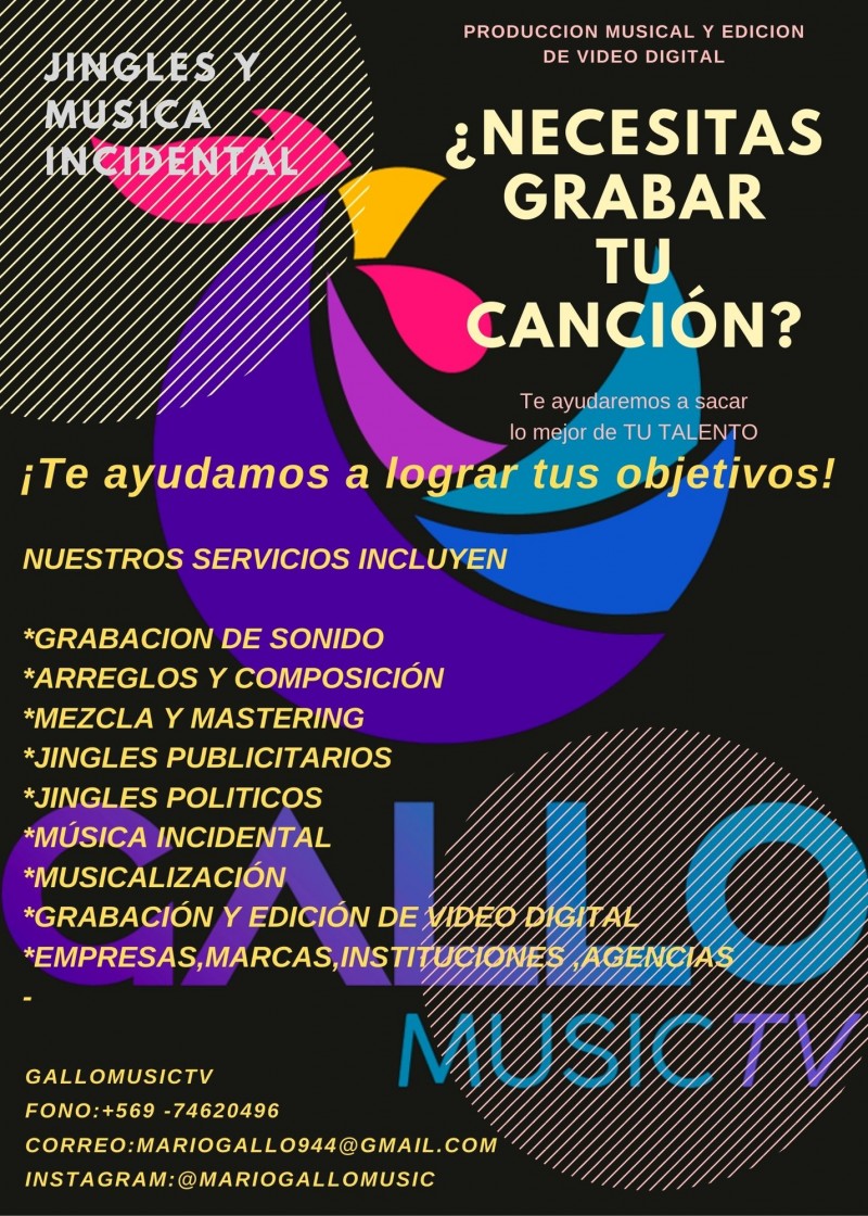 GalloMusicTV - Construyamos Juntos la Musica del Hoy y del Futuro