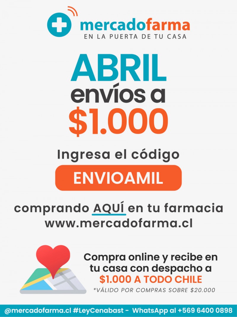 Mercadofarma - Ultimos dias de envíos a mil! Aprovecha de comprar tus medicamentos con envíos a $1.000