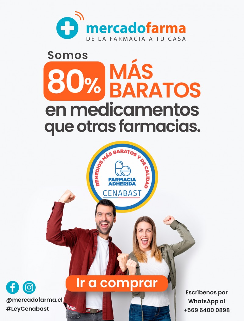 Mercadofarma - Medicamentos hasta 80% mas económicos! Estamos adheridos a CENABAST