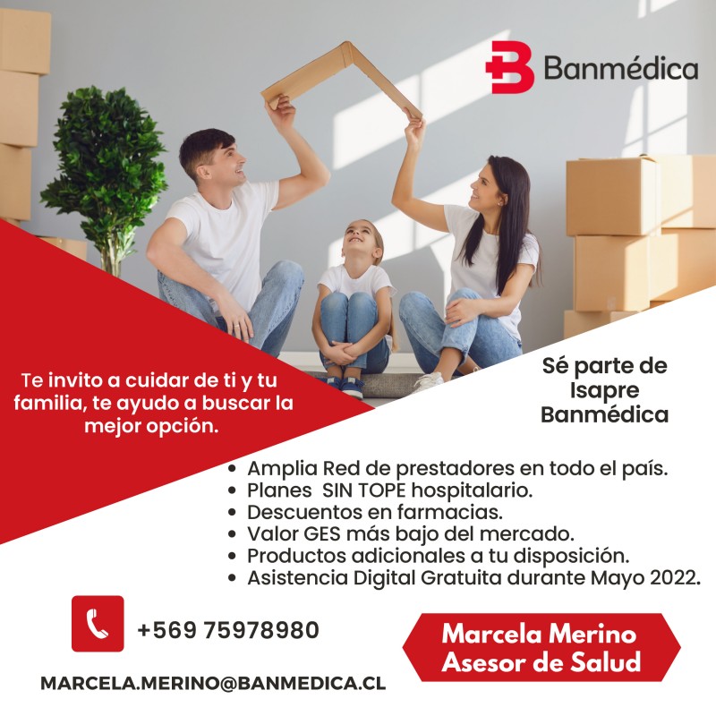 Marcela Merino - Se Parte de Isapre Banmedica