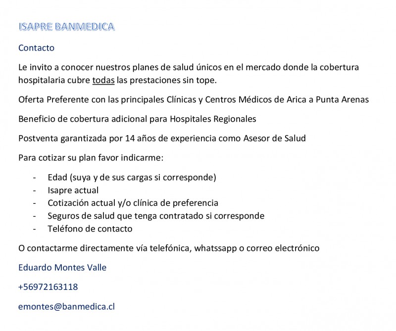 Eduardo Montes - Doble Protección en Salud