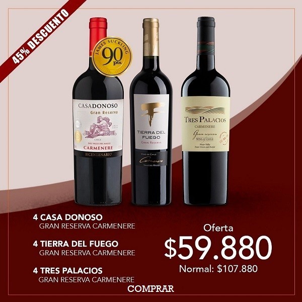 Patagon Wines - Solo Carmenere Gran Reserva
