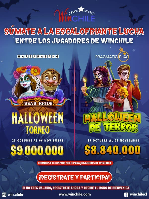 WinChile - Sumate a la escalofriante Lucha , Torneos Halloween, Exclusivos