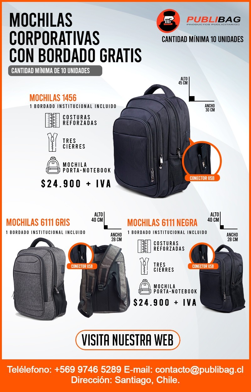 Publibag - Oferta Mochilas con bordado