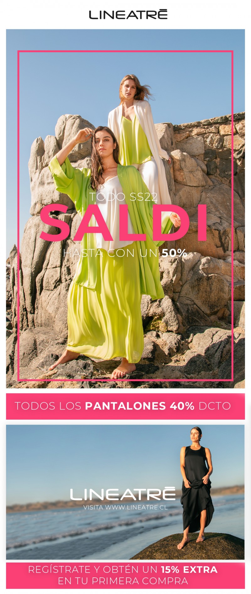 Lineatre - Â¡Encuentra tu look italiano hasta con un 50% dcto!