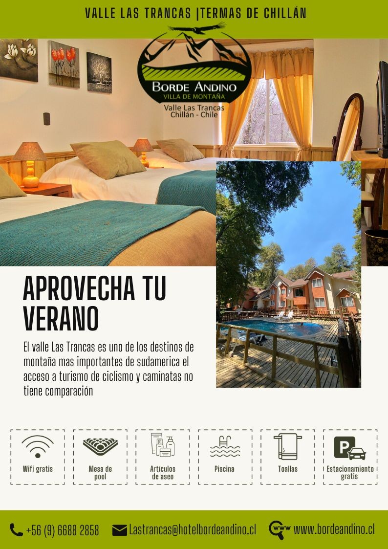 Hotel Borde Andino - Ven a disfrutar la vida de montaÃ±a y termas