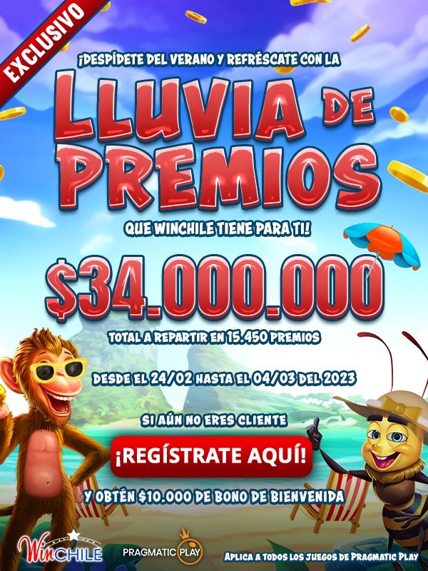 WinChile - DespÃ­dete del verano con esta LLuvia de Premios! Repartimos 34.000.000