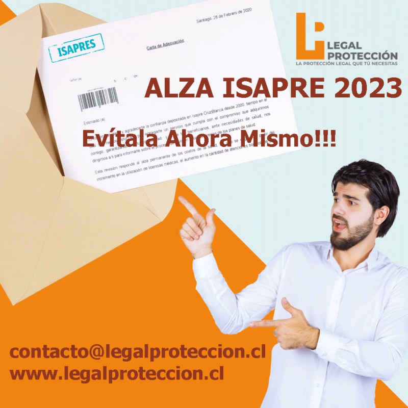 Legal Proteccion Ltda - Evita Nueva Alza Isapre 2023