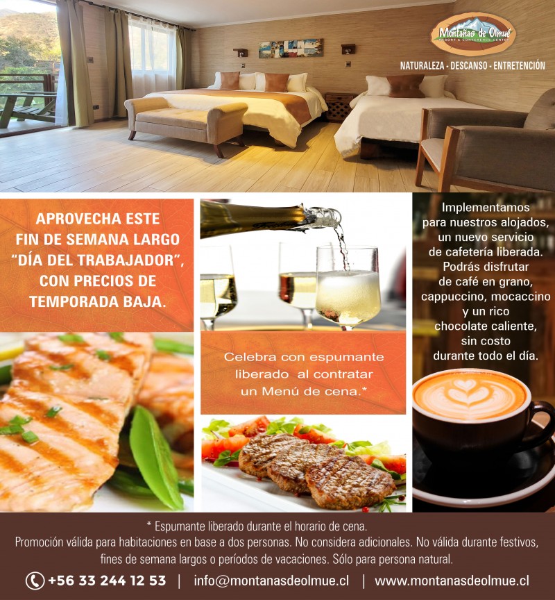 Resort MontaÃ±as de OlmuÃ© - Disfruta el dÃ­a del trabajador como corresponde!!!