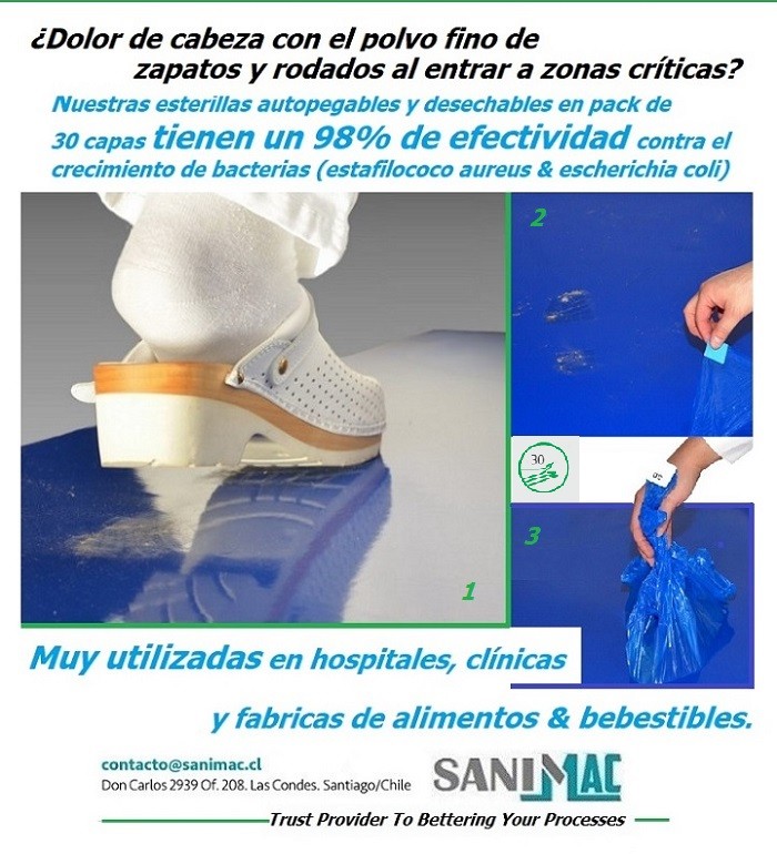 Suelo el mayor contaminante - Desinfecta las pisadas zonas criticas