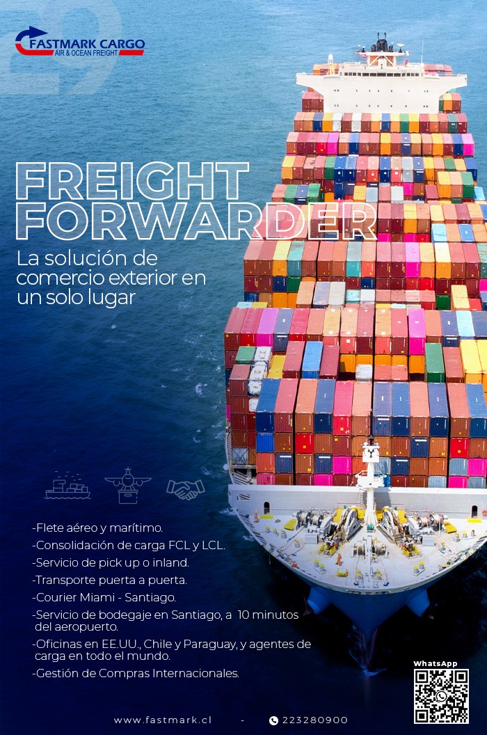 Freight Forwarder - 	  La soluciÃ³n en transporte internacional hacia Chile