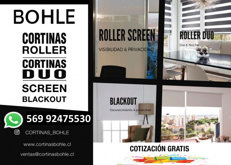 Cortinas Bohle - Tu Invierno sin FrÃ­o con cortinas roller blackout