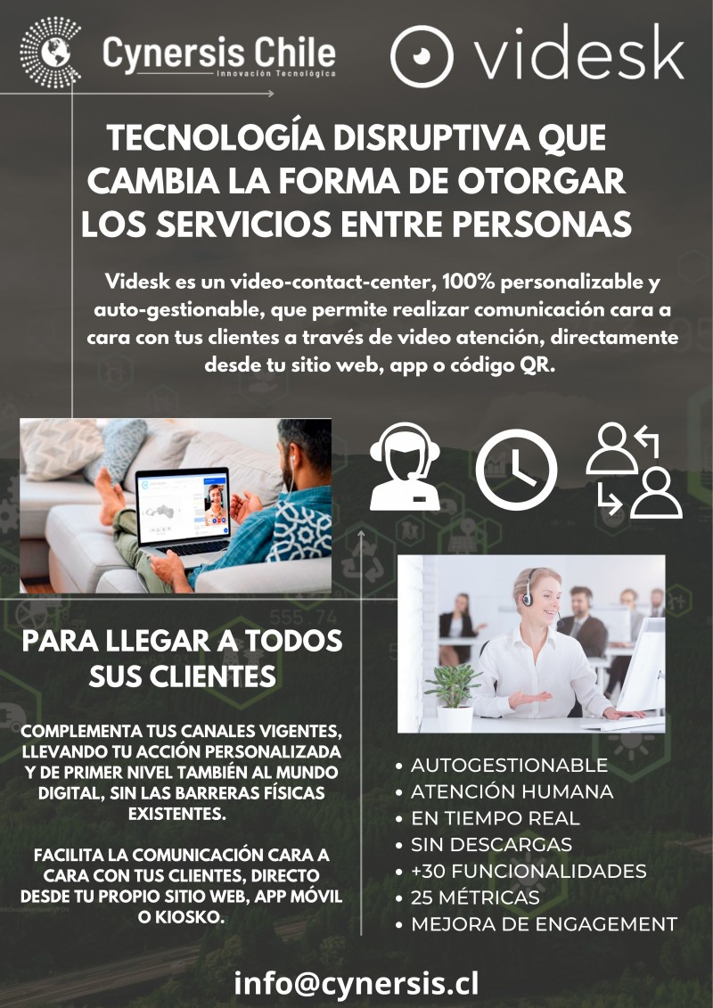 Cynersis - Transforma tu web en la mejor herramienta para atender a tus clientes con video llamadas