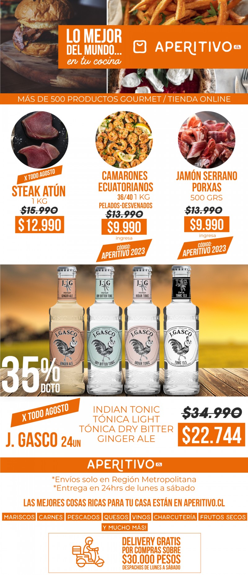 Lo mejor en gourmet en Tienda Aperitivo - Aprovecha las super ofertas en nuestros mejores productos