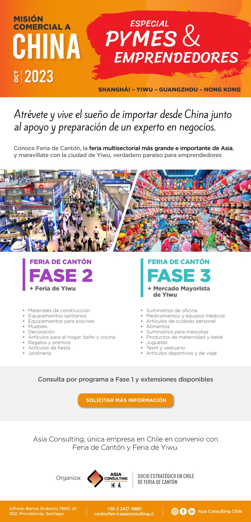 Asia Consulting - MisiÃ³n Comercial a China - Especial Emprendedores & Pymes