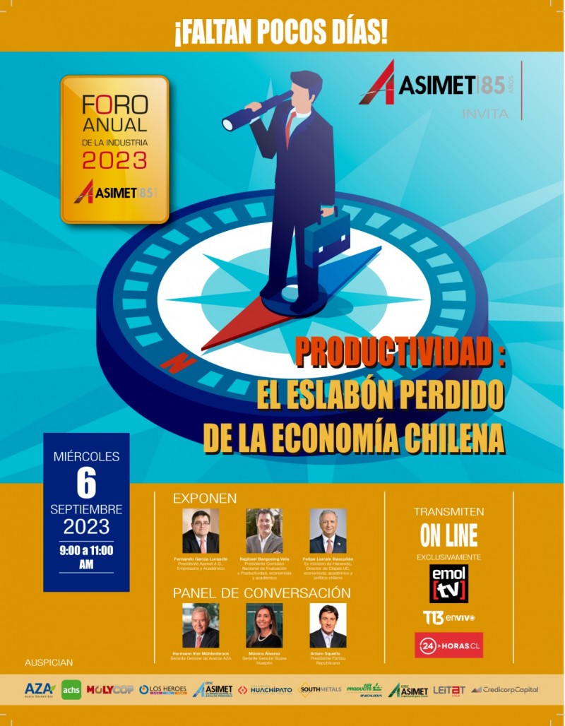 Asociacion de Industrias Metalurgicas y Metalmecanicas Asimet - Foro Anual de la Industria Asimet 2023