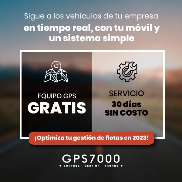 GPS7000 - Servicio de Monitoreo GRATIS por 1 mes