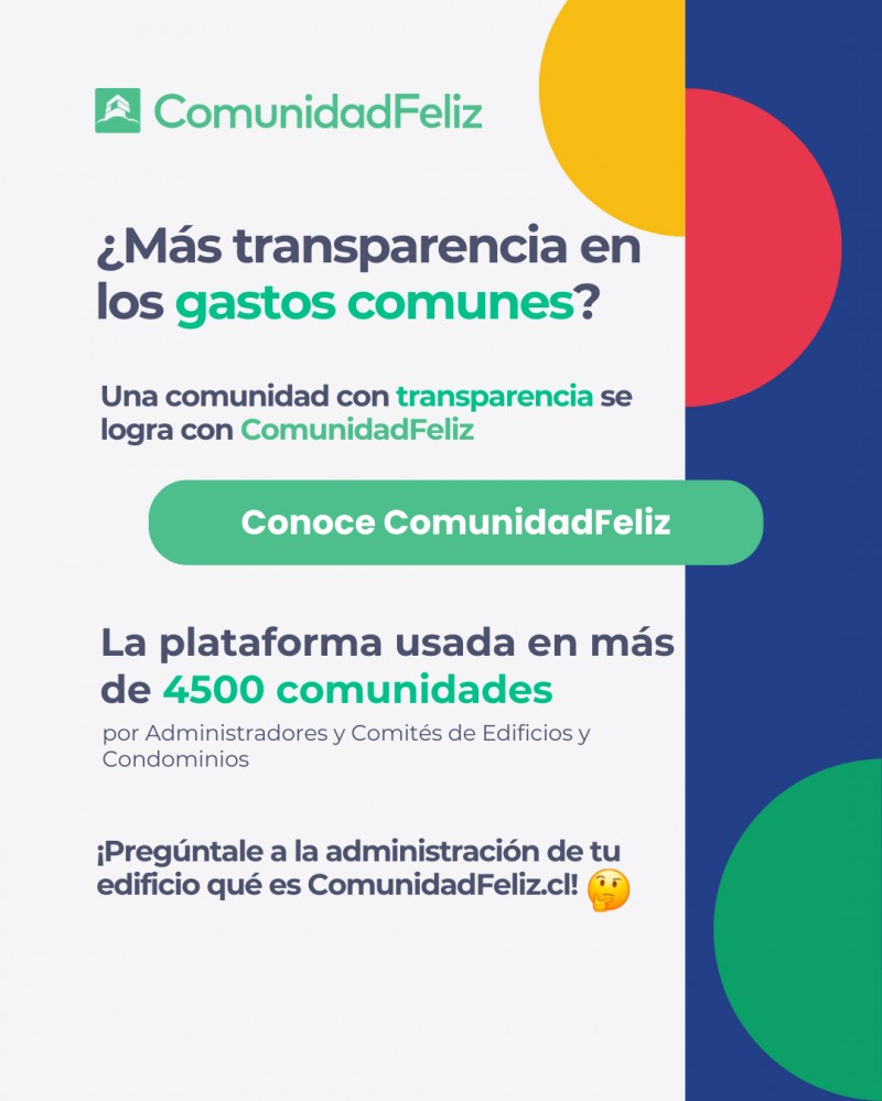 ComunidadFeliz - Â¿MÃ¡s transparencia en tus gastos comunes?