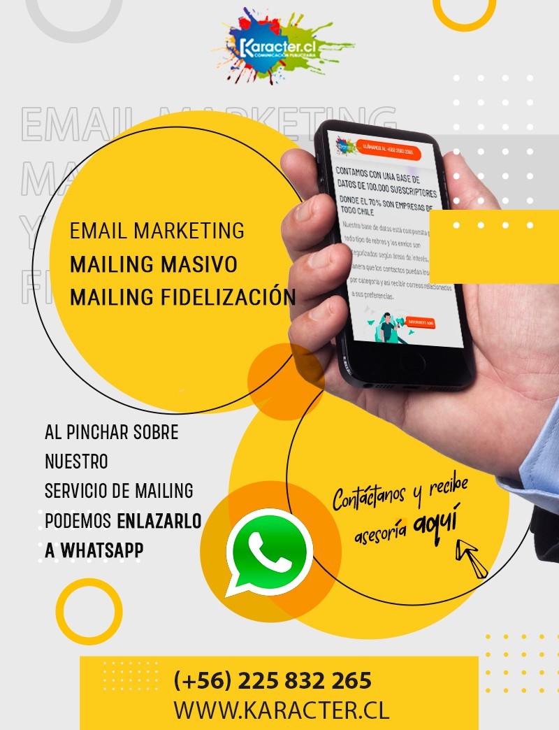 Mailing Masivo Chile - Venda este fin de aÃ±o