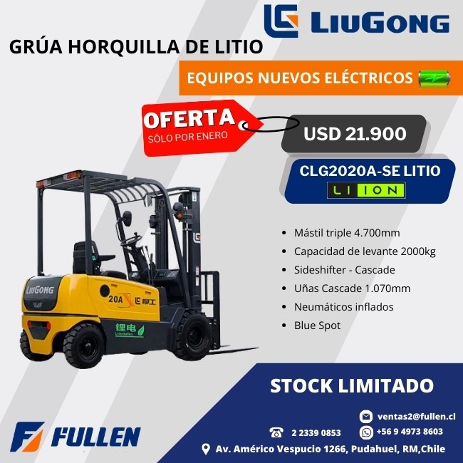 Fullen Chile - PromociÃ³n de verano grÃºas elÃ©ctricas