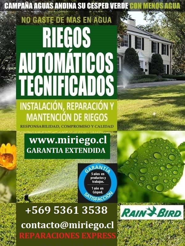 REPARACION DE RIEGOS AUTOMATICOS - MANTENCION DE RIEGOS AUTOMATICOS