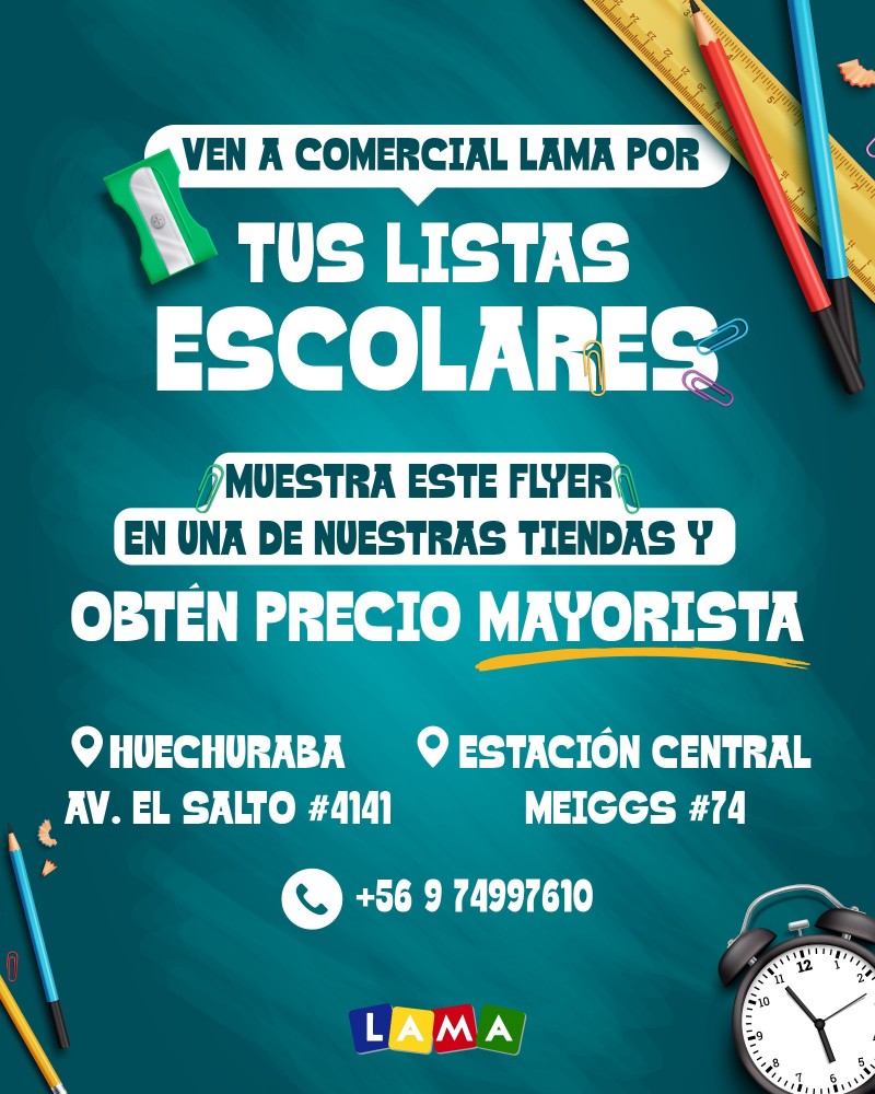 Comercial Lama LTDA - Lista Escolar