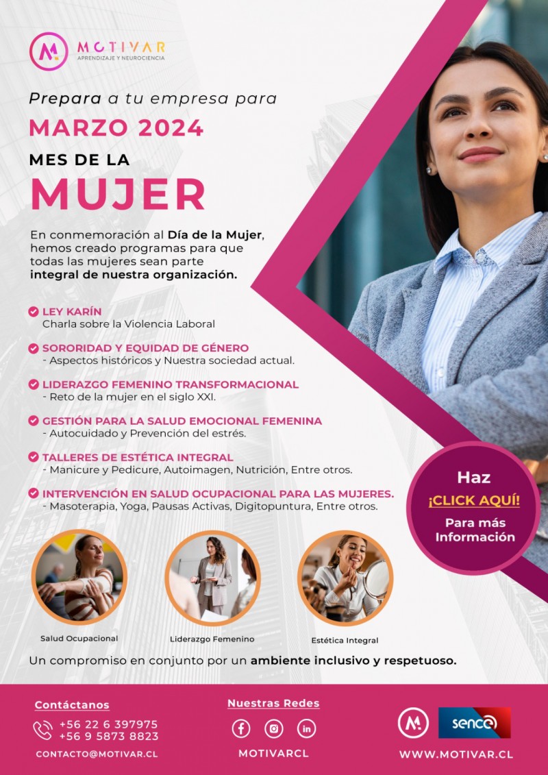 Motivar - Â¡Actividades Mes de la Mujer!