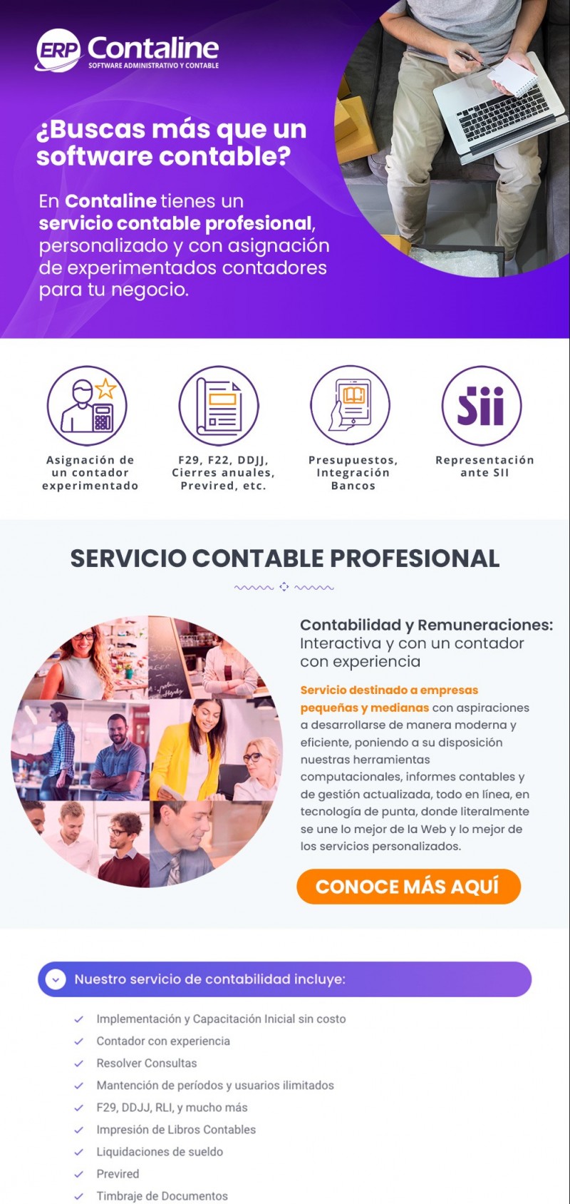 Servicio Contable Profesional - Â¿Buscas mÃ¡s que un Software Contable?