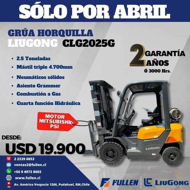 Gran oportunidad del rubro maquinaria - Â¡ObtÃ©n tu grÃºa horquilla motor Mitsubishi!