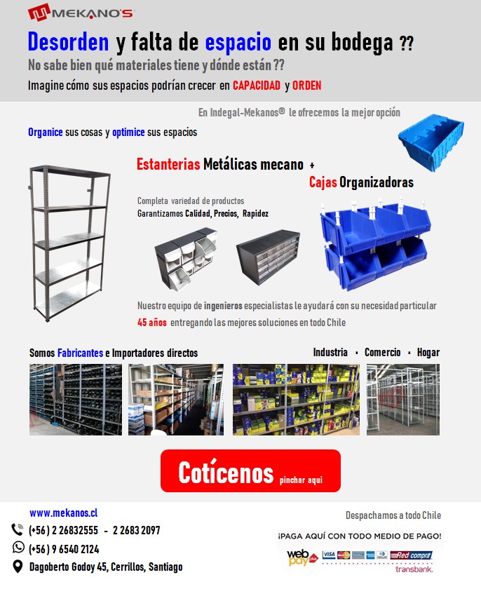 Estanterias metalicas - Desorden y falta de espacio en su Bodega ??  Estanterias metalicas y Cajas organizadoras